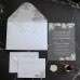 Acrylic Invitation Card Rectangle Business Invitation Card Foil Printing